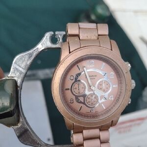 Platinum Geneva Rose Gold Chronograph Watch